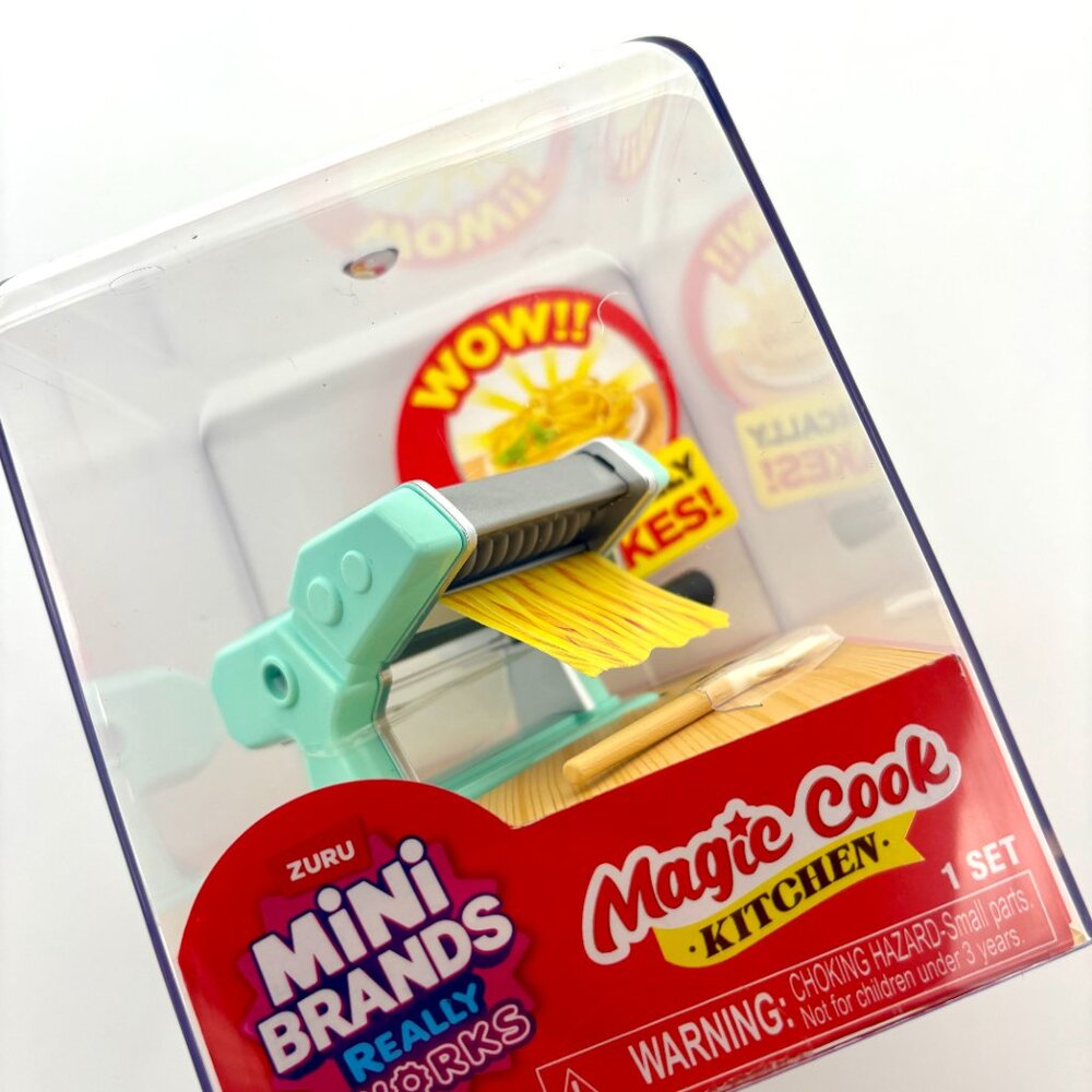 Mini Brands Really Works Magic Cook Kitchen PASTA MAKER Novelty Toy 2026 NEW